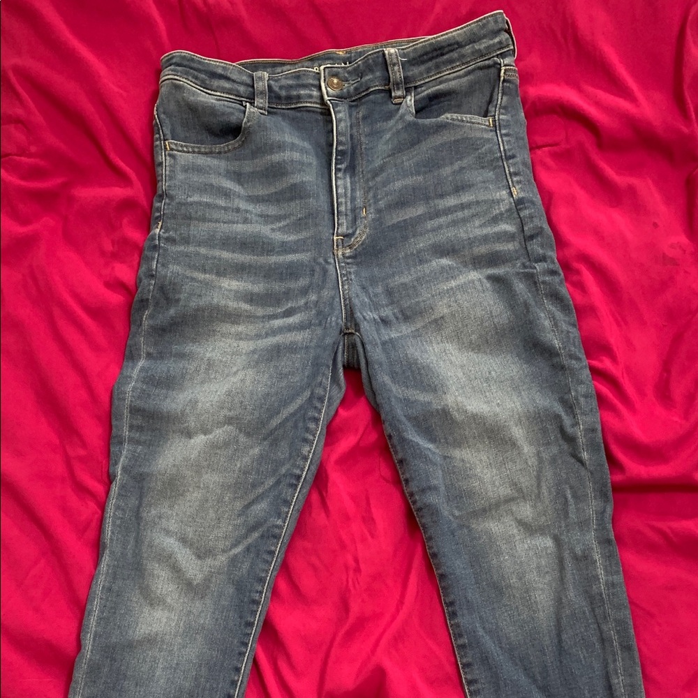 American Eagle Hi rise Jegging 12 extra short.
